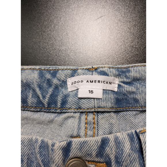 NWT Good American Good 90s Distressed Ripped Jeans Size 15 New - Picture 3 of 6